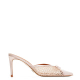 Ravello Satin 8 cm Heeled Slippers