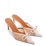 Ravello Satin 8 cm Heeled Slippers