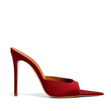 Rosalia Satin 10 cm Heeled Slippers
