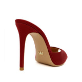 Rosalia Satin 10 cm Heeled Slippers