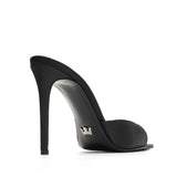 Rosalia Satin 10 cm Heeled Slippers