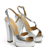 Sheila Leather 14 cm Platform Heel Shoes