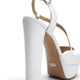 Sheila Satin 14 cm Platform Heel Shoes