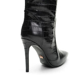 Signora Patent Leather 10 cm Heeled Boots 
