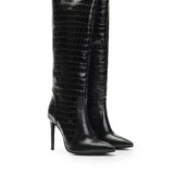 Signora Patent Leather 10 cm Heeled Boots 