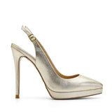 Tanya Leather 12 cm Platform Heel Shoes