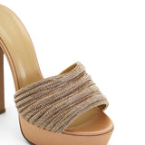 Tracy Satin 14 cm Heeled Slippers