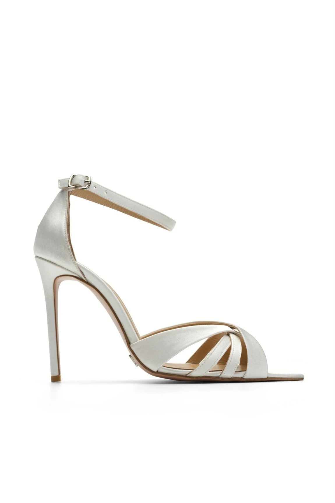 Violine Saten 10 Cm Topuklu Ayakkabı