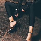 Violine Satin 10 cm Heel Shoes 