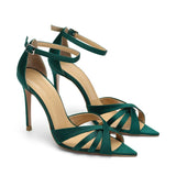 Violine Satin 10 cm Heel Shoes 