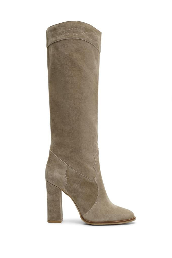 Westy Süet 10 Cm Topuklu Çizme