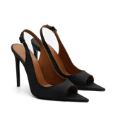 Jayla Satin 10 cm Heel Shoes