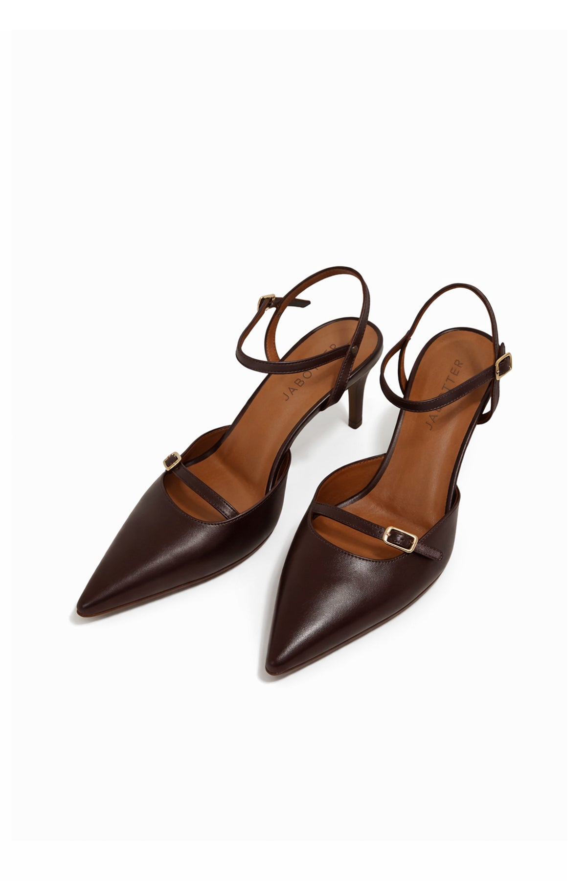 Joyce Mat Deri 8 Cm Topuklu Ayakkabi