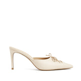 Julia Leather 8 Cm Heeled Slippers