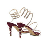 Lillian Saten 8 Cm Topuklu Ayakkabı