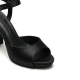 Lines X2 Saten 10 Cm Topuklu Ayakkabı