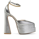 Lizzy Deri 16 Cm Platform Topuklu Ayakkabı