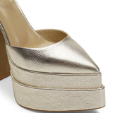 Lizzy Deri 16 Cm Platform Topuklu Ayakkabı