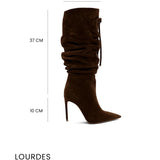 Lourdes Süet 10 Cm Topuklu Çizme
