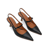 Louvre Deri 6 Cm Stiletto