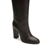 Lucielle Deri 10 Cm Topuklu Çizme