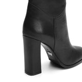 Lucielle Deri 10 Cm Topuklu Çizme