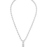 Luna Grace 925 Ayar Gümüş Kolye Küpe Set
