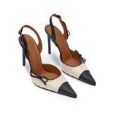 Mandala II Deri 10 Cm Topuklu Terlik