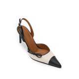 Mandala II Deri 8 Cm Topuklu Terlik