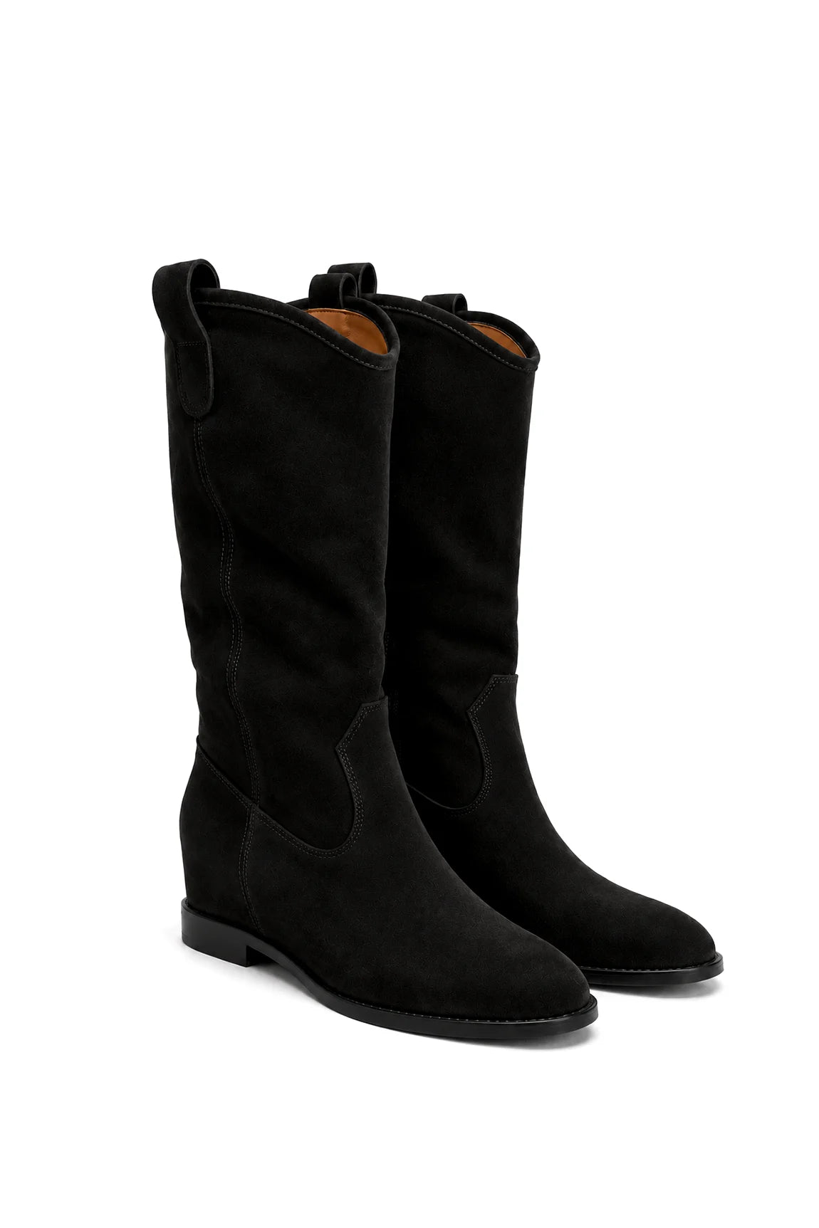 Maran Long Süet 6 Cm Gizli Topuklu Çizme