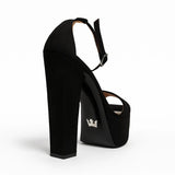 Marilyn Satin 14 cm Platform Heel Shoes