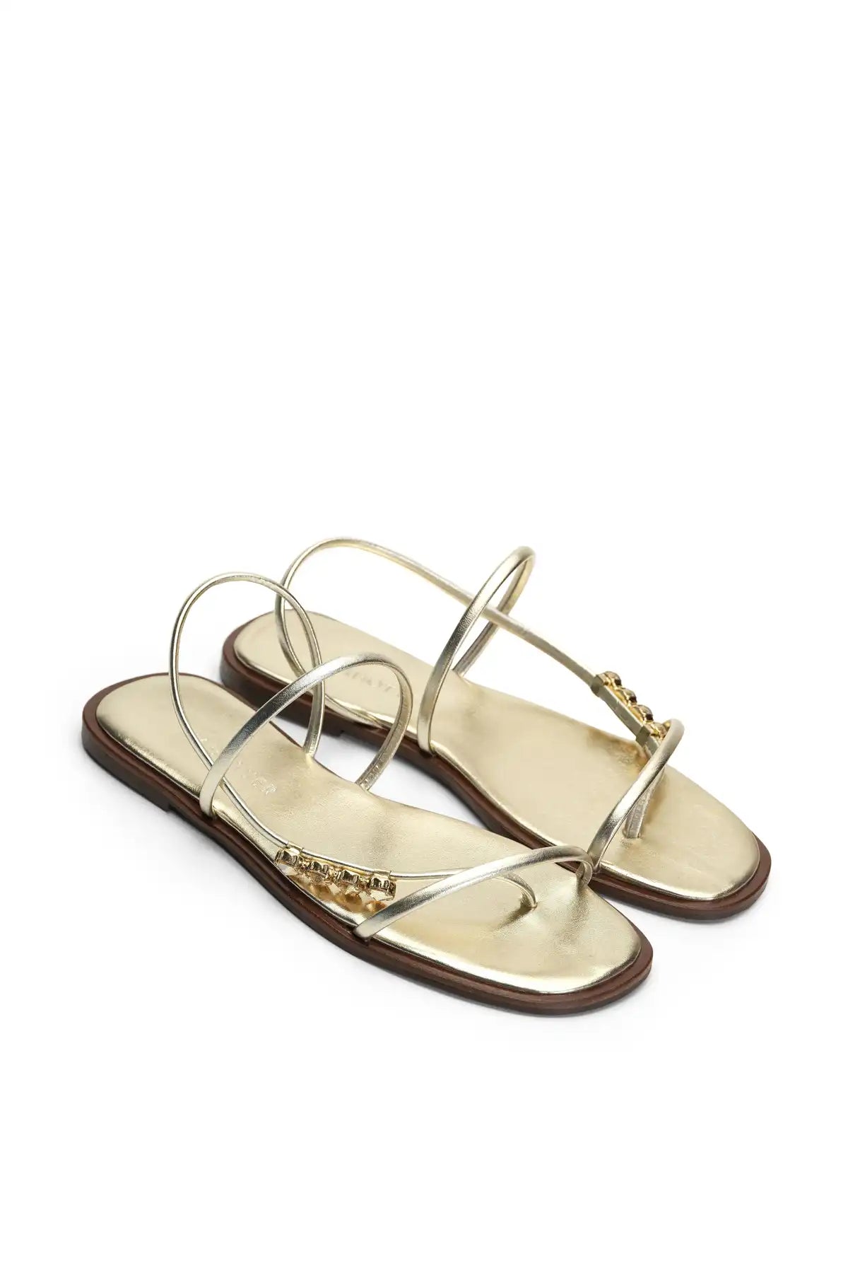 Mykanos Deri 2 Cm Topuklu Ayakkabi