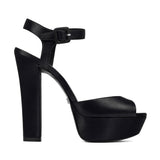 Nifty Satin 14 cm Platform Heel Shoes