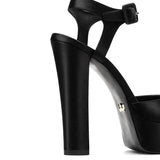 Nifty Satin 14 cm Platform Heel Shoes