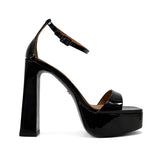 Norma Patent Leather 12 cm Platform Heel Shoes