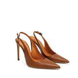 Orleans Deri 10 Cm Stiletto