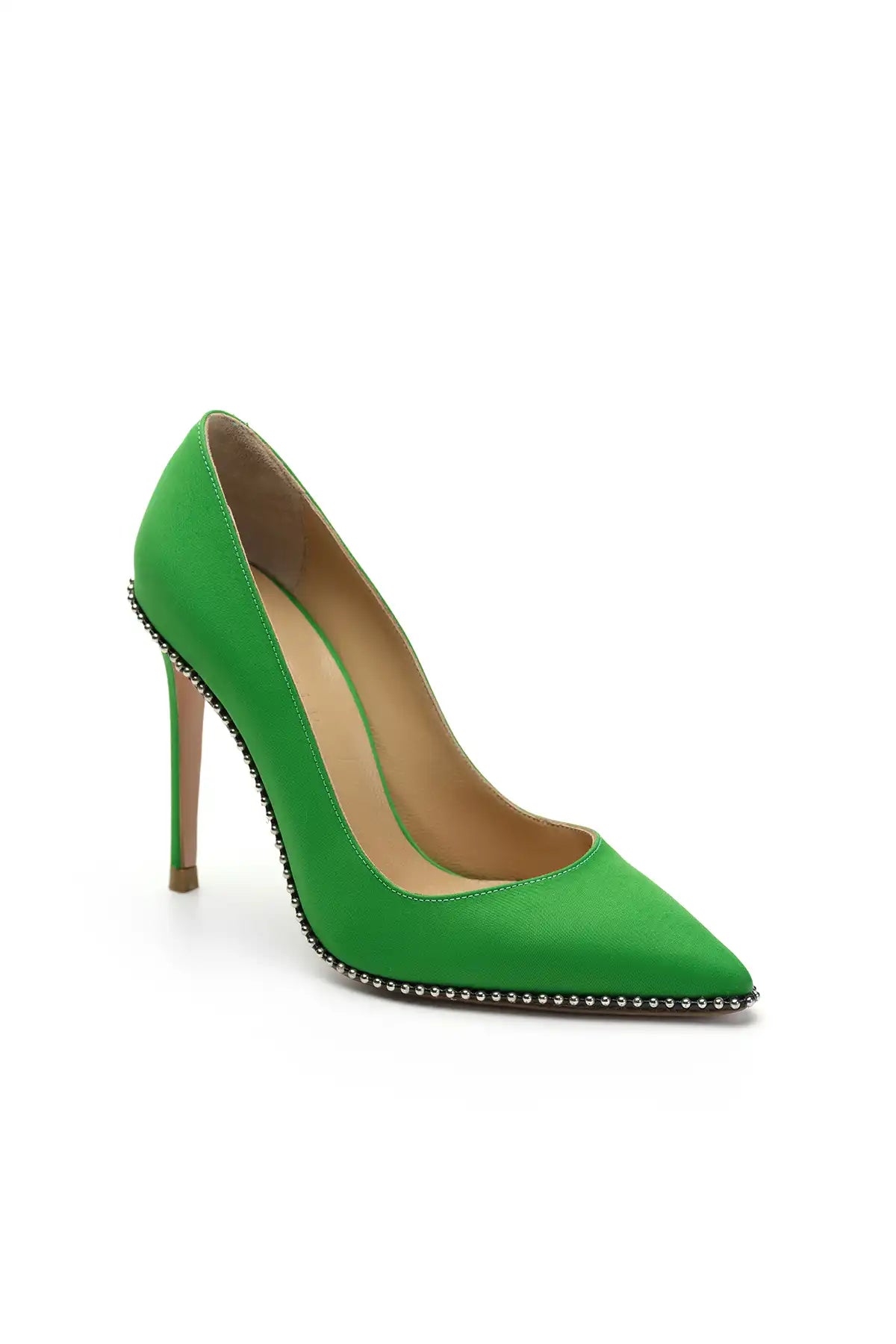 Orlenda Saten 10 Cm Stiletto