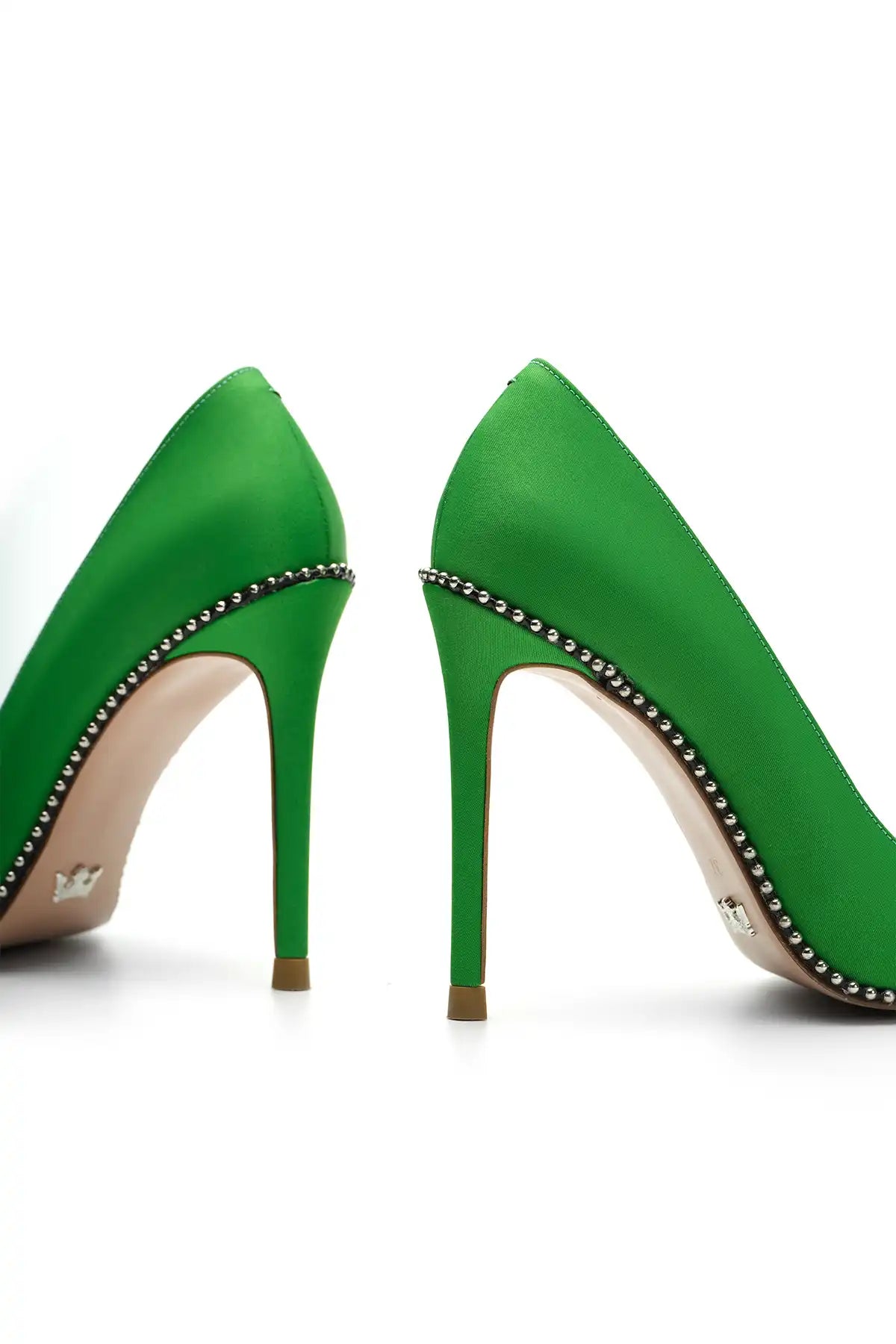 Orlenda Saten 10 Cm Stiletto