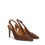 Palermo Woven Leather 8 cm Stiletto