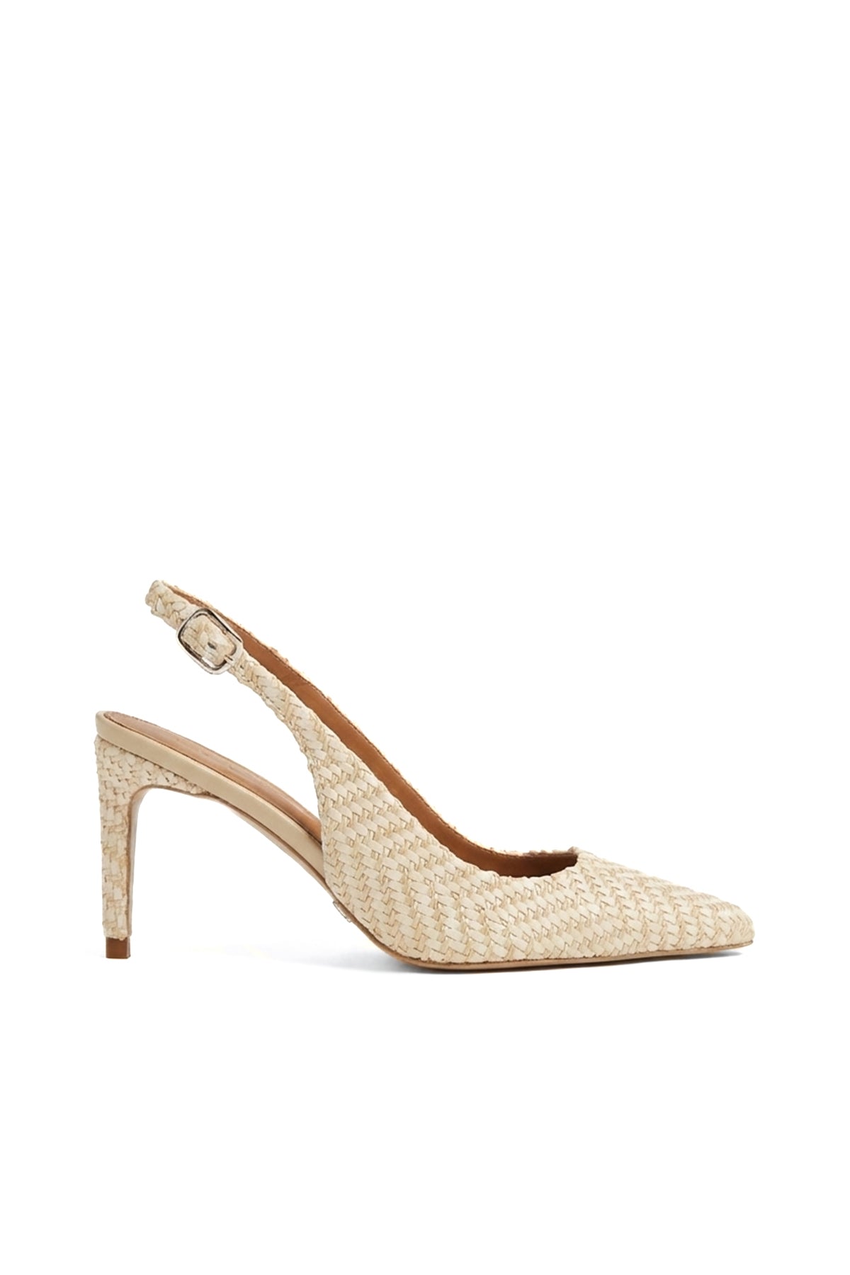 Palermo Örgü Deri 8 Cm Stiletto