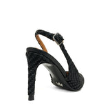 Palermo Woven Leather 8 cm Stiletto