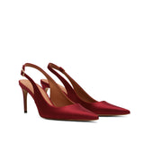 Palermo Saten 8 Cm Stiletto