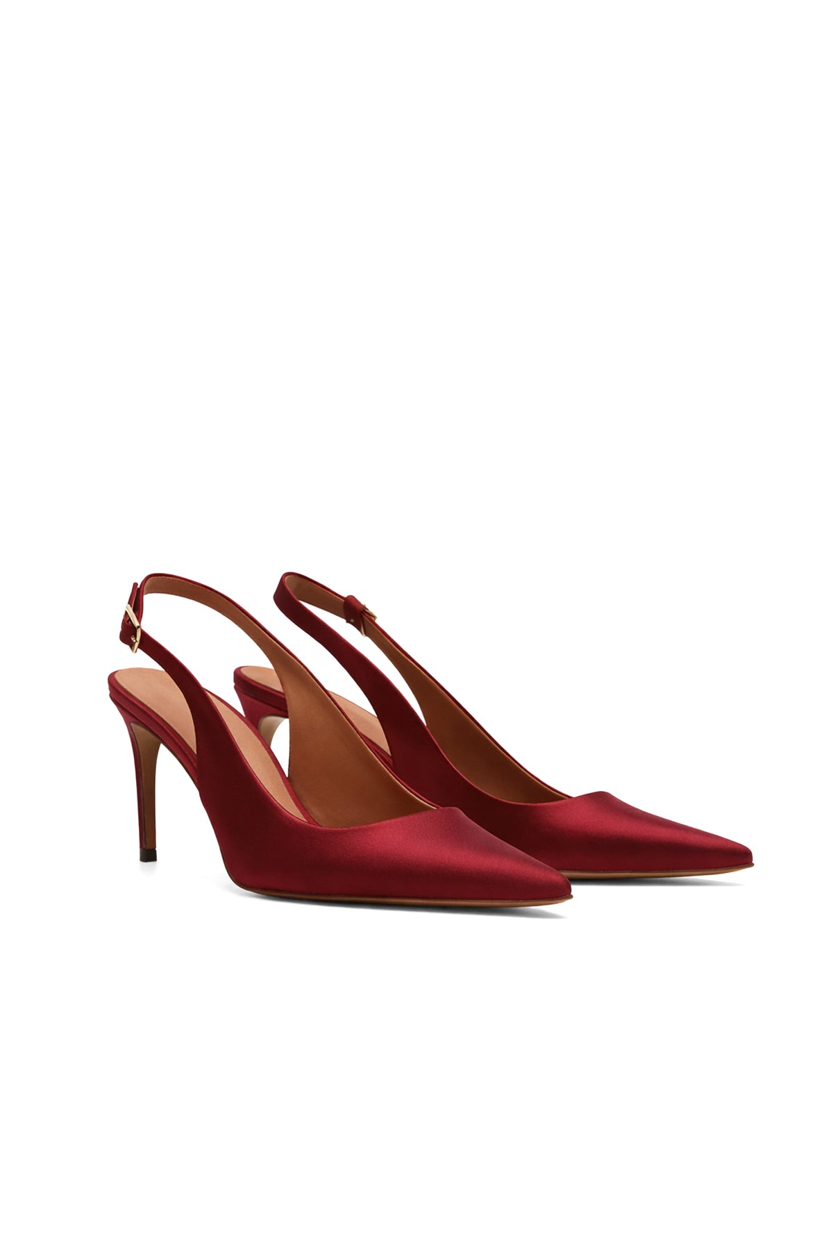 Palermo Saten 8 Cm Stiletto