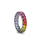 Rainbow Trinity 925 Ayar Gümüş Yüzük
