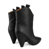 Rodeo Deri 10 Cm Topuklu Bot