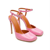 Roma Patent Leather 10 cm Heel Shoes 