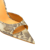 Rosalia Leather 10 cm Heeled Slippers