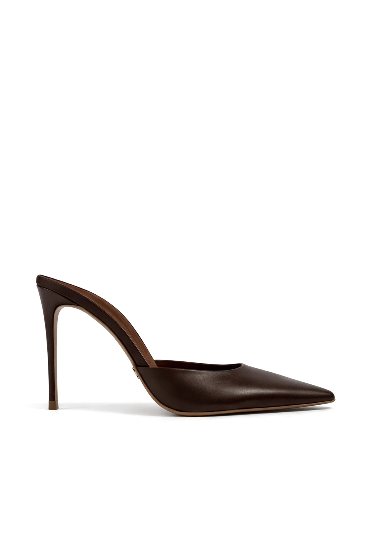 Rosea Deri 10 Cm Topuklu Terlik