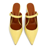 Rovena Rugan 8 Cm Topuklu Terlik