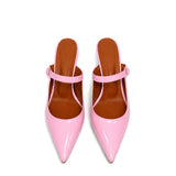 Rovena Patent Leather 8 Cm Heeled Mule